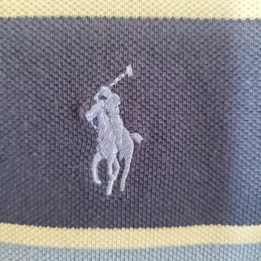 Never worn or washed (NWOT) Polo RALPH LAUREN Classic, custom fit, NAVY BLUE... - Picture 3 of 4